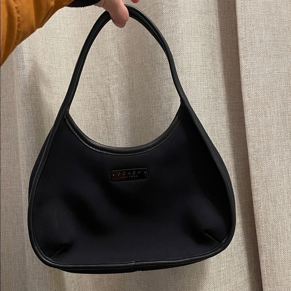 Coach Handbags - Coach, Ergo, Black Neoprene Mini Ergo Bag, Black, 90s